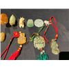 Image 3 : ASSORTED JADE JEWELRY & FIGURINES