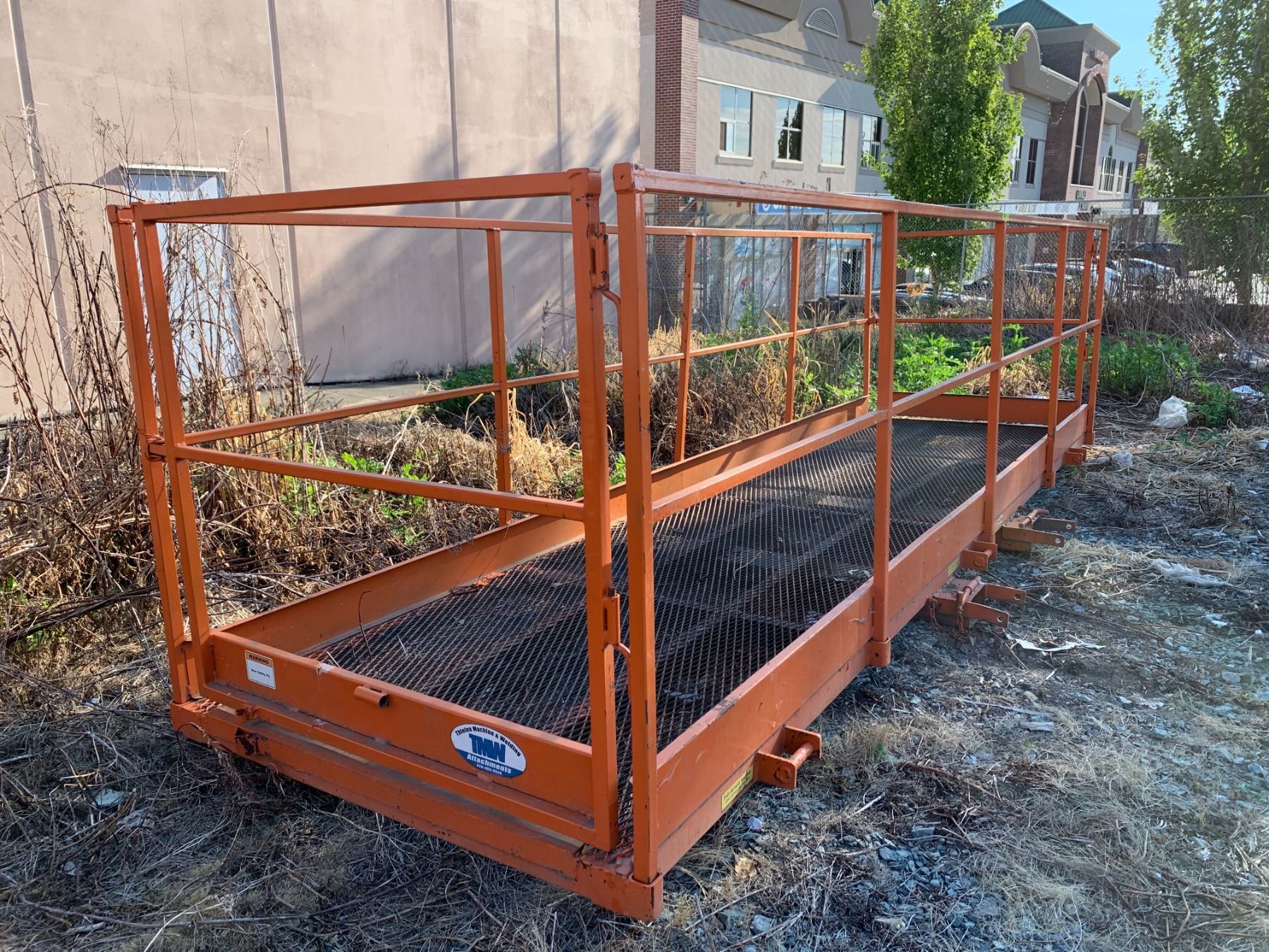 TMW ATTACHMENTS FORKLIFT FALL ARREST CAGE APPROX 16'X55