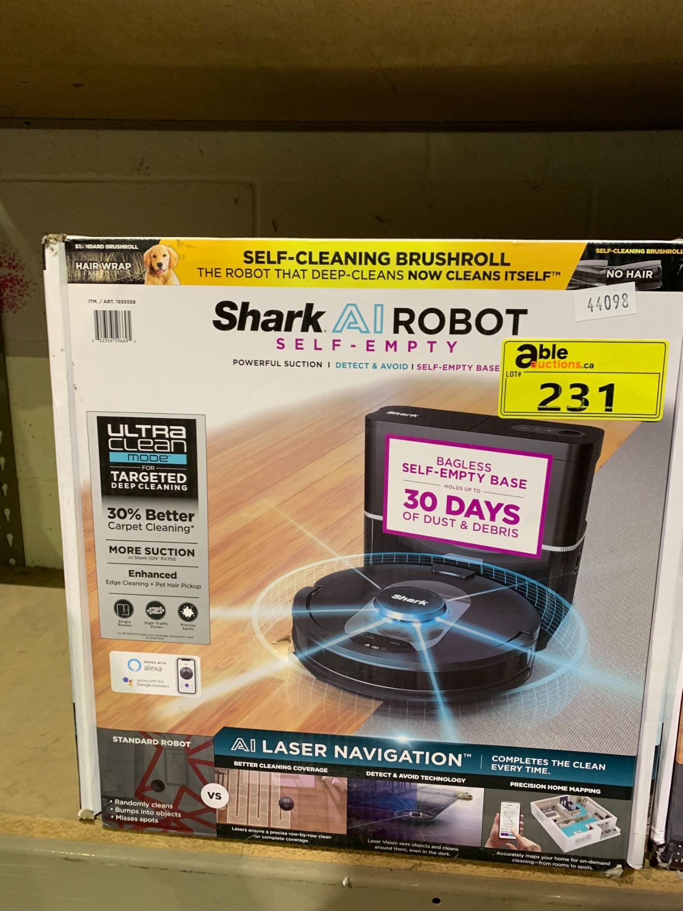 SHARK AI ROBOT SELF EMPTY VACUUM Shark Ai Robot Self Empty Vacuum