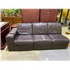 Image 1 : LEATHER SECTIONAL PIECE APPROX 81" LONG
