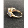 Image 2 : 14K LADIES RING SET WITH SAPPHIRE (3.5G)