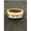 Image 1 : 10K MENS RING SET WITH DIAMONDS (5G)