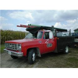 1977 1-ton Chevrolet w/utility bed & Lincoln welder