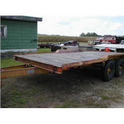 Miller 18' tilt bed trailer