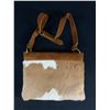 Image 1 : Vintage Genuine Cowhide Handbag - Approx. 11" x 8.5" w/o Shoulder Strap