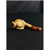 Image 3 : Rare Antique Victorian 1800's Meerschaum Ladies Pipe w/Carved Figural Portrait w/Amber Stem & Origin