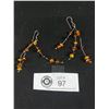 Image 1 : Lovely Vintage Amber, Genuine Earrings