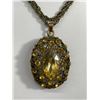 Image 2 : Very Nice Rhinestone Vintage Pendant with Chain