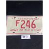 Image 2 : 1973 Saskatchewan License Plate Home Of The RCMP