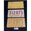 Image 1 : 1971 Saskatchewan License Plate Pair N.O.S. In Original Envelope
