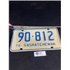 Image 2 : 1972 Saskatchewan License Plate Pair