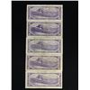 Image 2 : 5  1954 $10 Canadian Bill Circ. No Tear No Holes