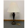 Image 1 : Art Deco Style Bronzed Lamp w/Shade