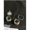 Image 2 : Collection Of Pendants, 925 Cross, 925 Ring. 2 Silver Rings & Haida Pendant