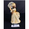 Image 2 : Vintage Porcelaine Lady w/Umbrella Statue