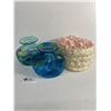 Image 1 : 2 Very Pretty Signed Philbin Studio Vases & Decorative Vintage Hat