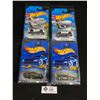 Image 1 : Lot Of 4 Collectible HotWheel Die Cast Cars