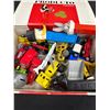 Image 2 : Box of Vintage Toys (Pez and Tonka, Hotwheels etc)