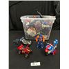 Image 1 : Gigantic Lot of Cool Vintage Toys (Superheros, Aliens)