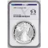 1991-S $1 Proof American Silver Eagle Coin NGCX Proof 9.9 Ultra Cameo