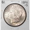 Image 1 : 1891-S $1 Morgan Silver Dollar Coin