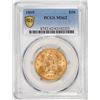 1899 $10 Liberty Head Eagle Gold Coin PCGS MS62