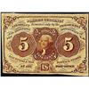 Image 1 : July 17, 1862 First Issue Five Cents Fractional Currency Note