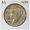 1934 $1 Peace Silver Dollar Coin