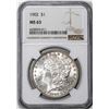 1902 $1 Morgan Silver Dollar Coin NGC MS63