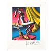 Image 1 : Mark Kostabi "Breezy" Limited Edition Serigraph On Paper