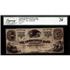 Image 1 : 1861 Counterfeit Commercial Bank of Glen's Falls NY Obsolete Note Legacy Very Fine 20