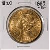 1885-S $20 Liberty Head Double Eagle Gold Coin