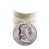 Roll of (20) Brilliant Uncirculated 1963 Franklin Half Dollar Coins