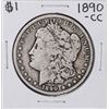 1890-CC $1 Morgan Silver Dollar Coin