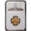1900 $5 Liberty Head Half Eagle Gold Coin NGC MS63