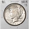 1924-S $1 Peace Silver Dollar Coin