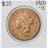 1900-S $20 Liberty Head Double Eagle Gold Coin