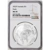 Image 1 : 2022P Australia $1 Koala Silver Coin NGC MS70