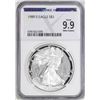 1989-S $1 Proof American Silver Eagle Coin NGCX Proof 9.9 Ultra Cameo