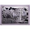 2013 $1 American Silver Eagle Coin & 2oz Silver Bar Set