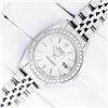 Image 2 : Rolex Ladies Stainless Steel Silver Index Diamond Datejust Wristwatch