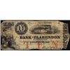 Image 1 : 1853 $10 Bank of Clarendon Fayetteville, North Carolina Obsolete Bank Note