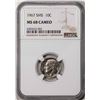 Image 1 : 1967 SMS Roosevelt Dime Coin NGC MS68 Cameo