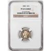 Image 1 : 1888 Proof Three Cent Nickel Coin NGC PF64 Cameo
