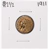 Image 1 : 1911 $2 1/2 Indian Head Quarter Eagle Gold Coin Ex-Jewelry
