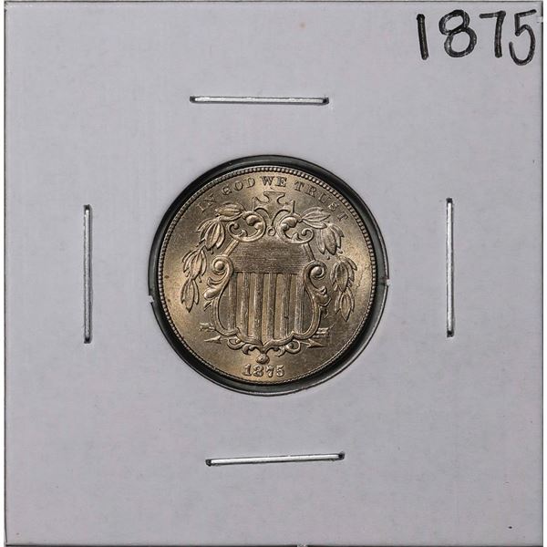 1875 Shield Nickel Coin