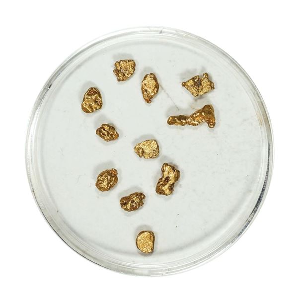 Gold Nuggets 1.84 Grams Total Weight