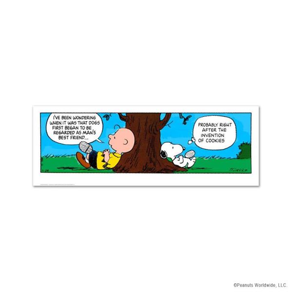 Peanuts "Invention Of Cookies" Limited Edition Giclee On Paper