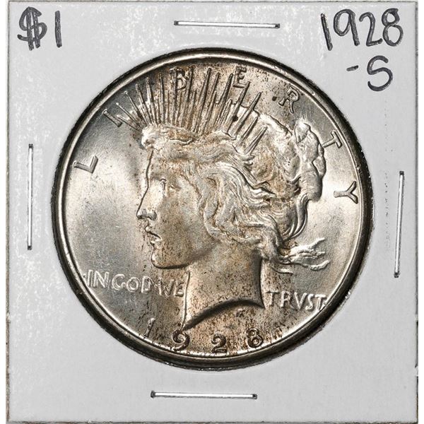 1928-S $1 Peace Silver Dollar Coin