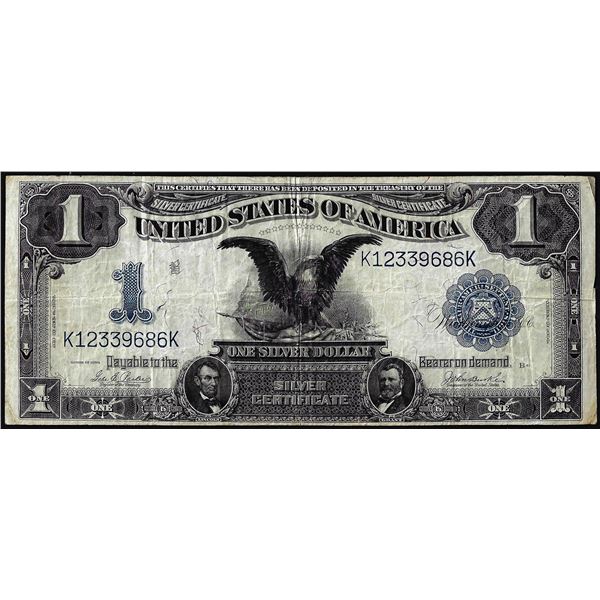 1899 $1 Black Eagle Silver Certificate Note